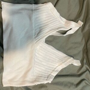 White crop top